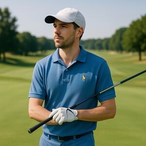 Ralph Lauren Men’s Blue Polo Short Sleeve Shirt XXL Classic Fit Golf Casual